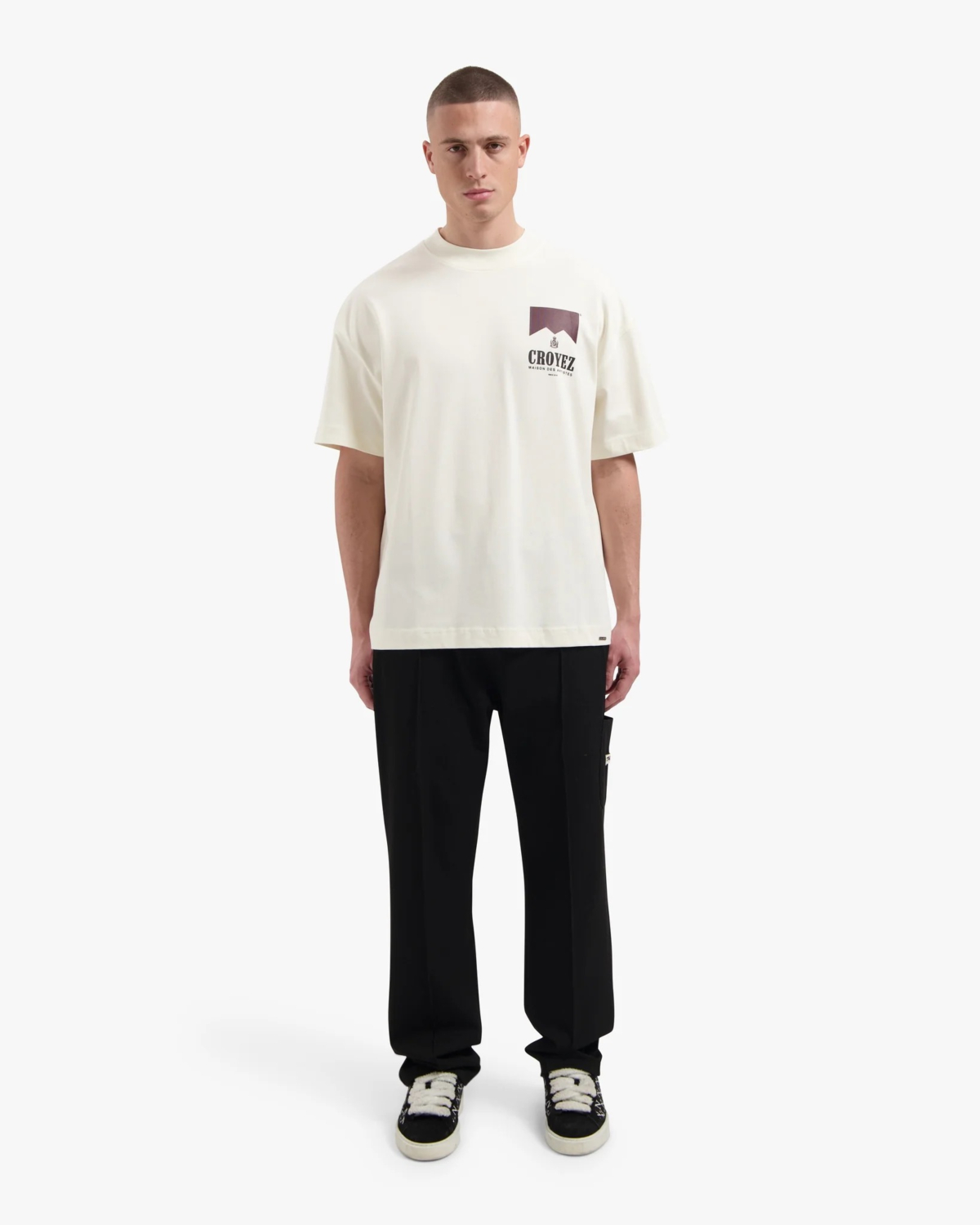 Croyez T-shirt Maison Fumes T-shirt Off White