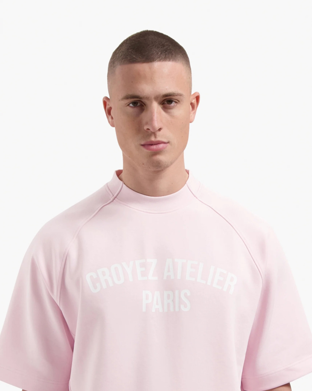 Croyez T-shirt Croyez Raglan T-shirt Roze