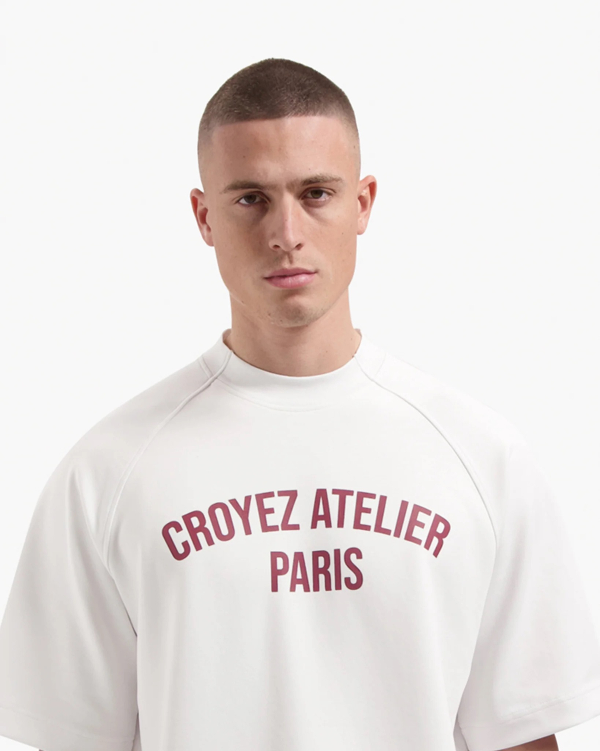 Croyez T-shirt Croyez Raglan T-shirt Off White