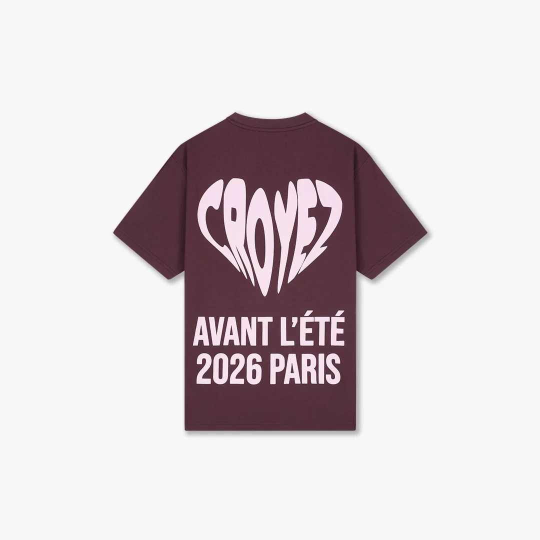 Croyez T-shirt Classique T-shirt Bordeaux