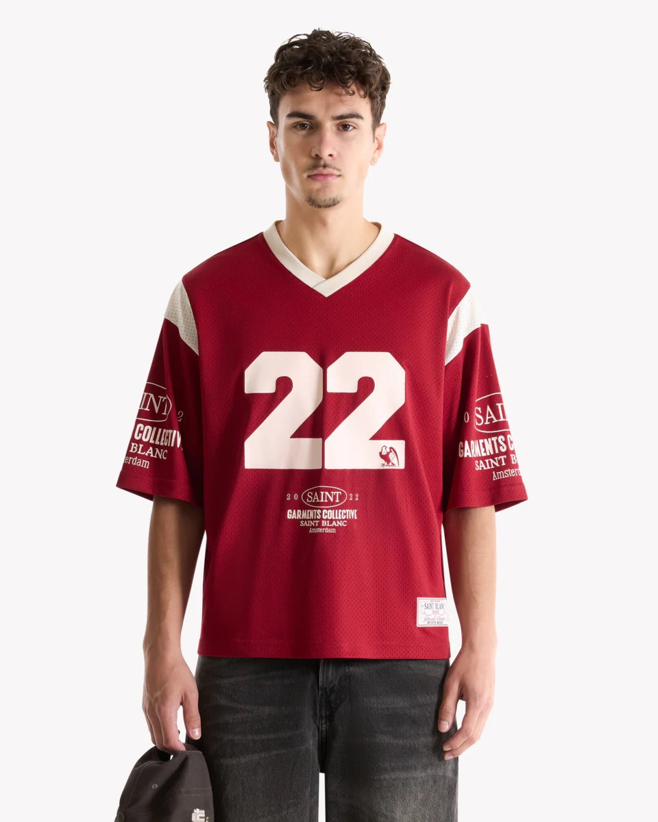 Saint Blanc T-shirt Collective Jersey Rood