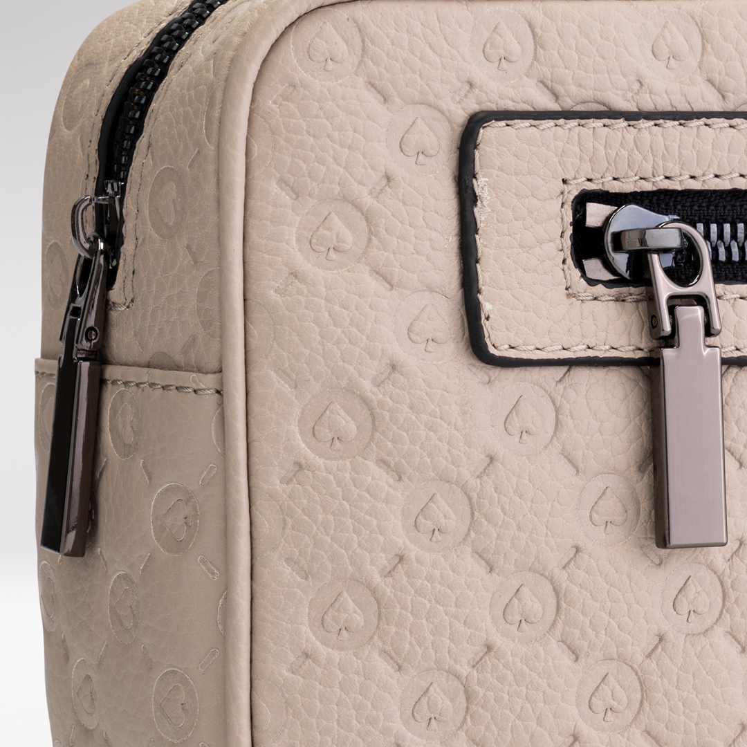 Confirm Tas Clutch Patterned Monaco Off White