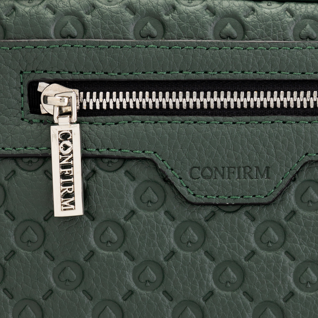 Confirm Tas Clutch Patterned Monaco D-groen