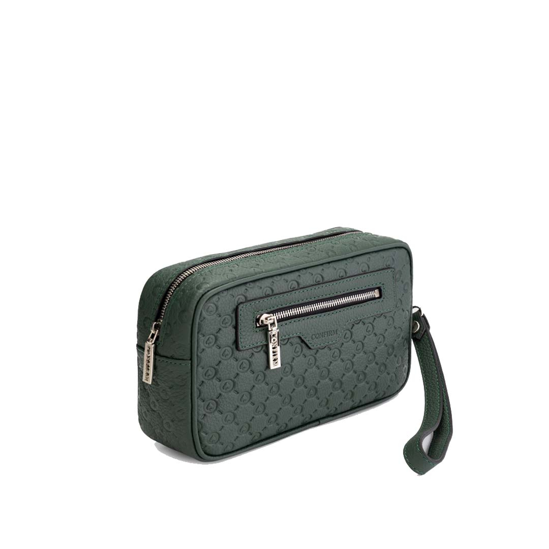Confirm Tas Clutch Patterned Monaco D-groen