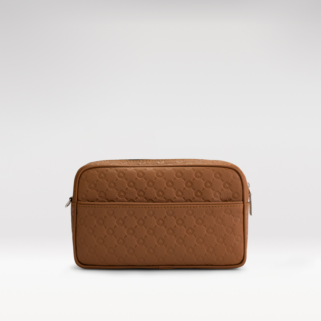 Confirm Tas Clutch Patterned Monaco Ov.bruin