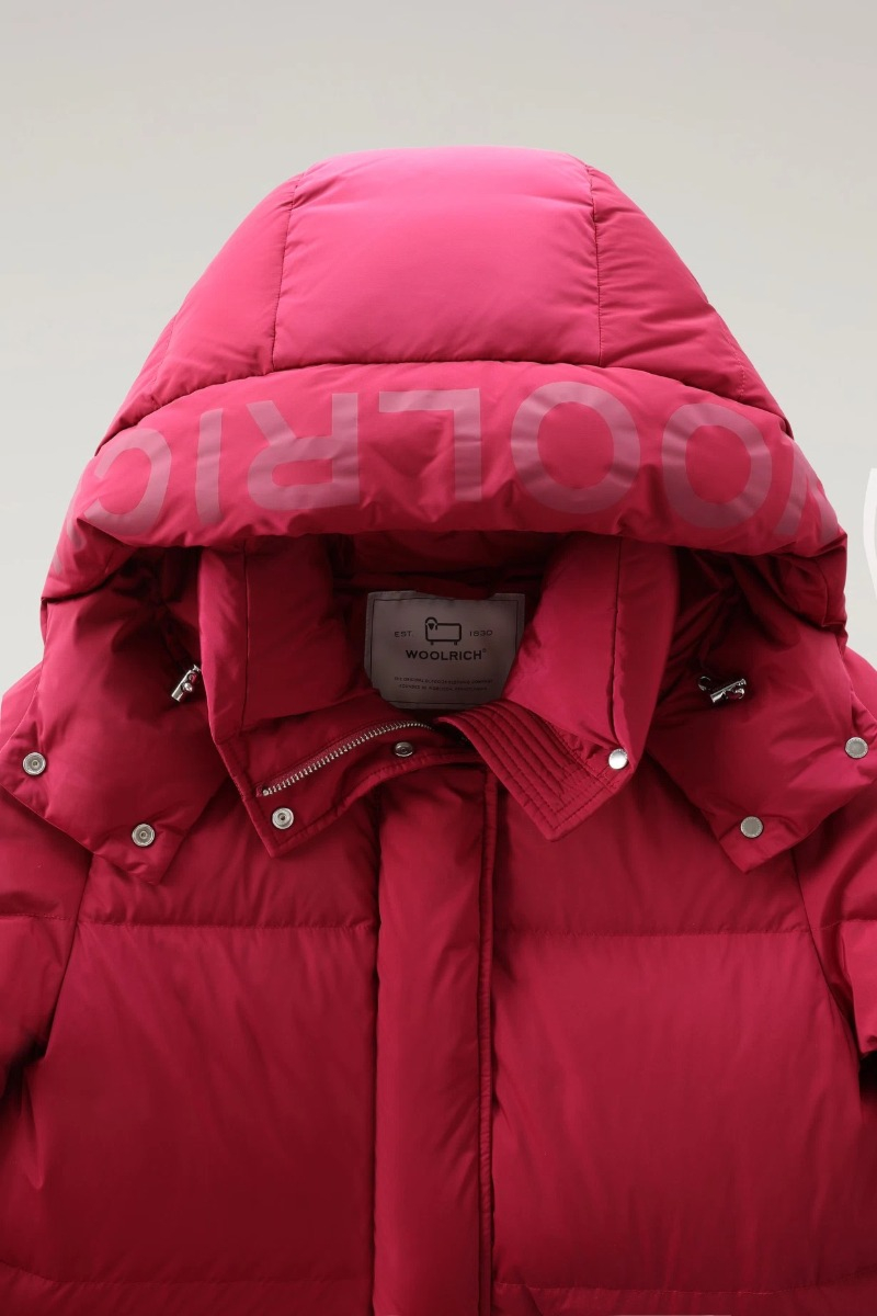 Woolrich Jas Aurora Long Parka Bordeaux