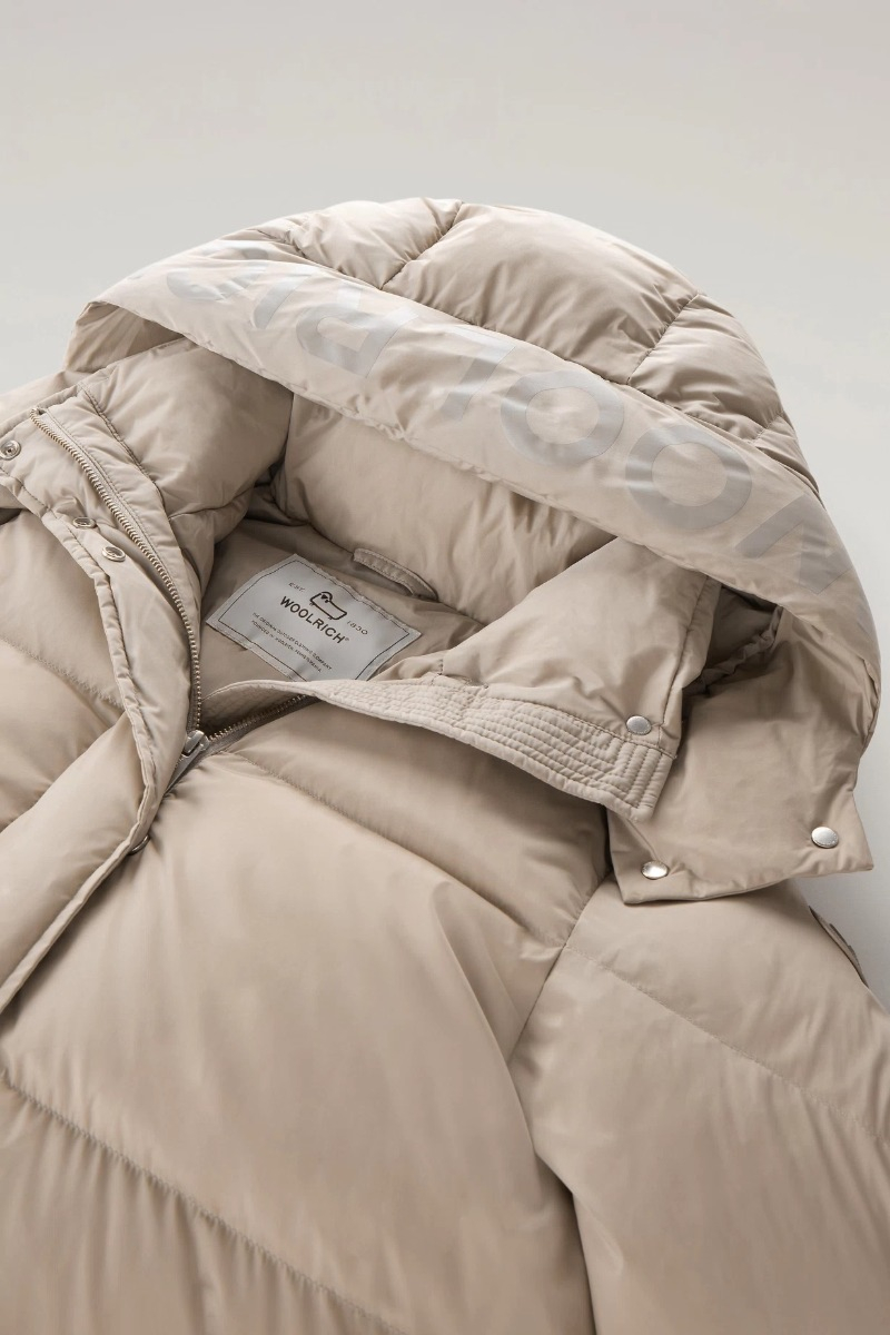 Woolrich Jas Aurora Long Parka Beige