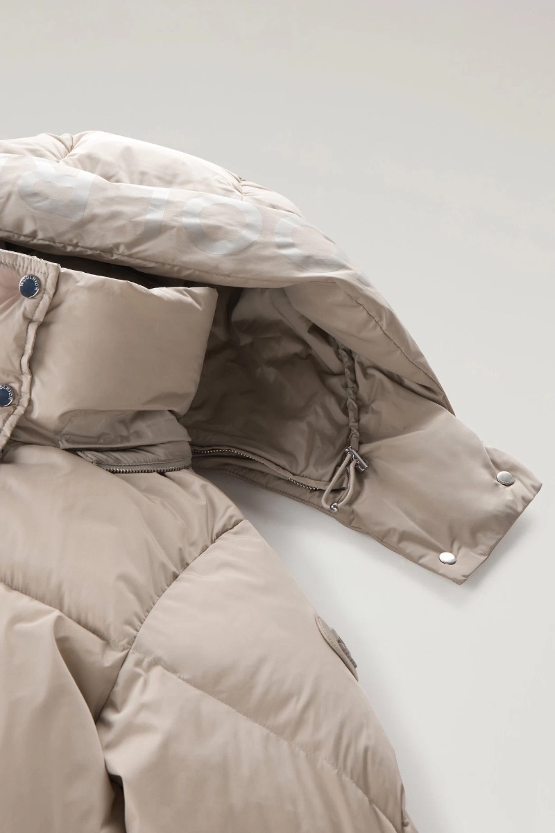 Woolrich Jas Aurora Long Parka Beige