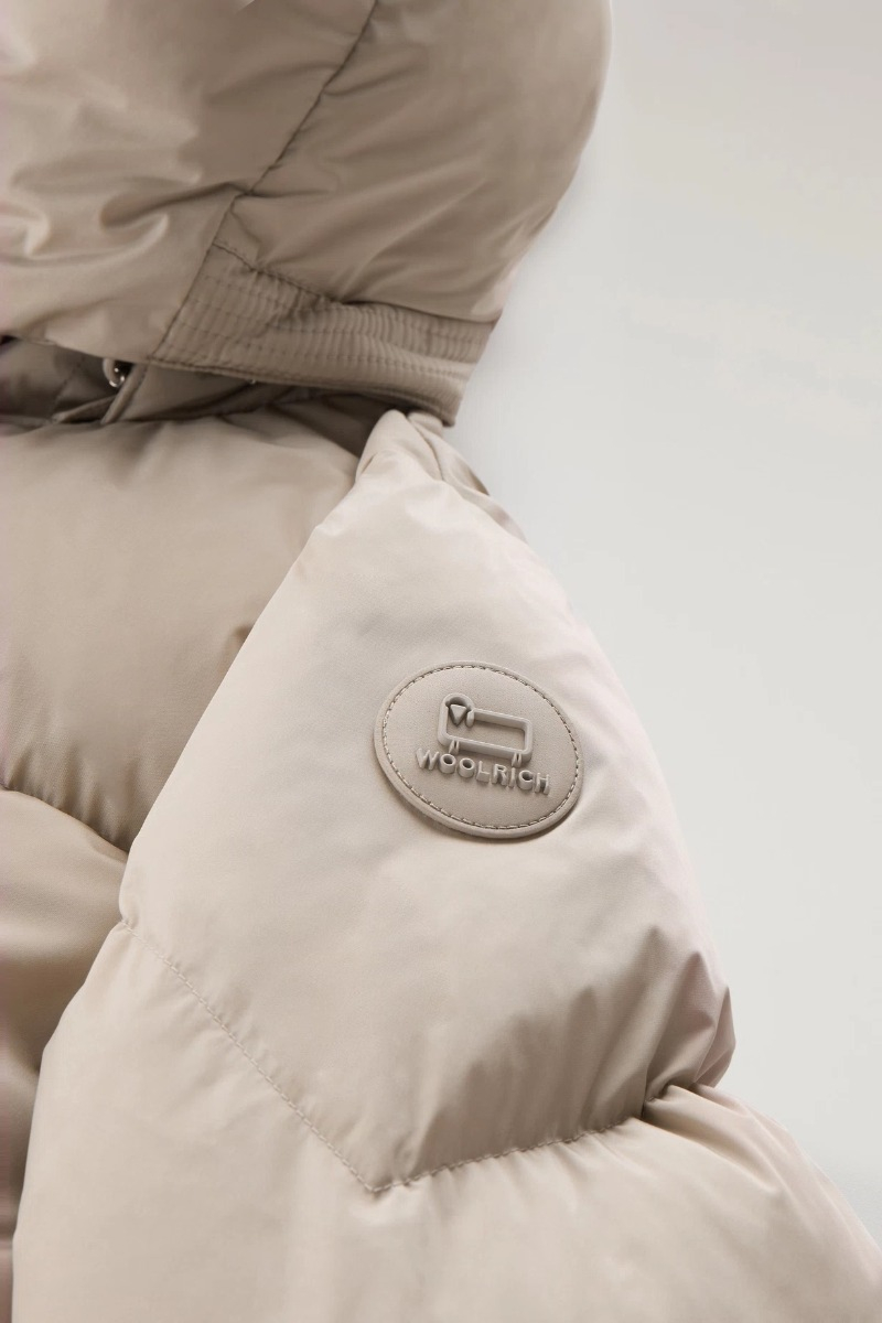 Woolrich Jas Aurora Long Parka Beige
