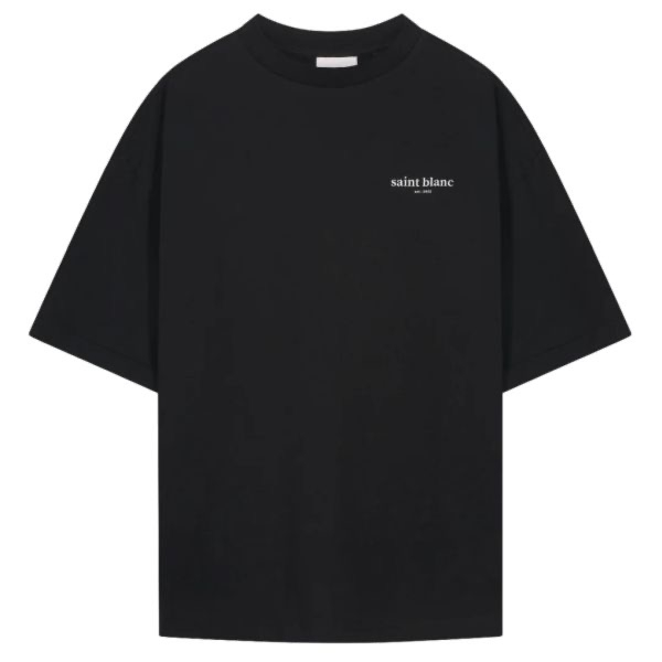 Saint Blanc T-shirt Original T-shirt Zwart