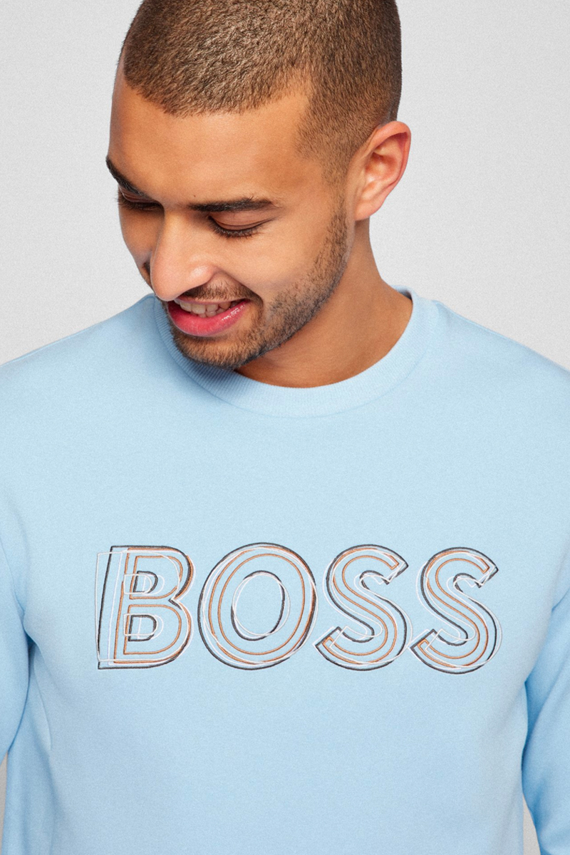 Hugo Boss Sweater 50471878 Salbo1 L-blauw