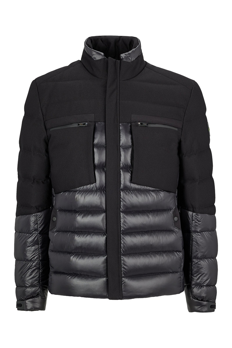 dok chaos Primitief Hugo Boss - Regular Fit Zwarte Jas