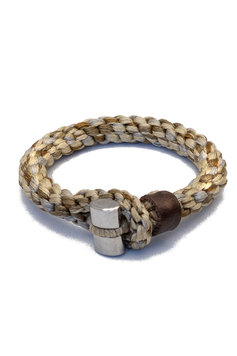 Brahman Armband Cobra 10mm L-bruin