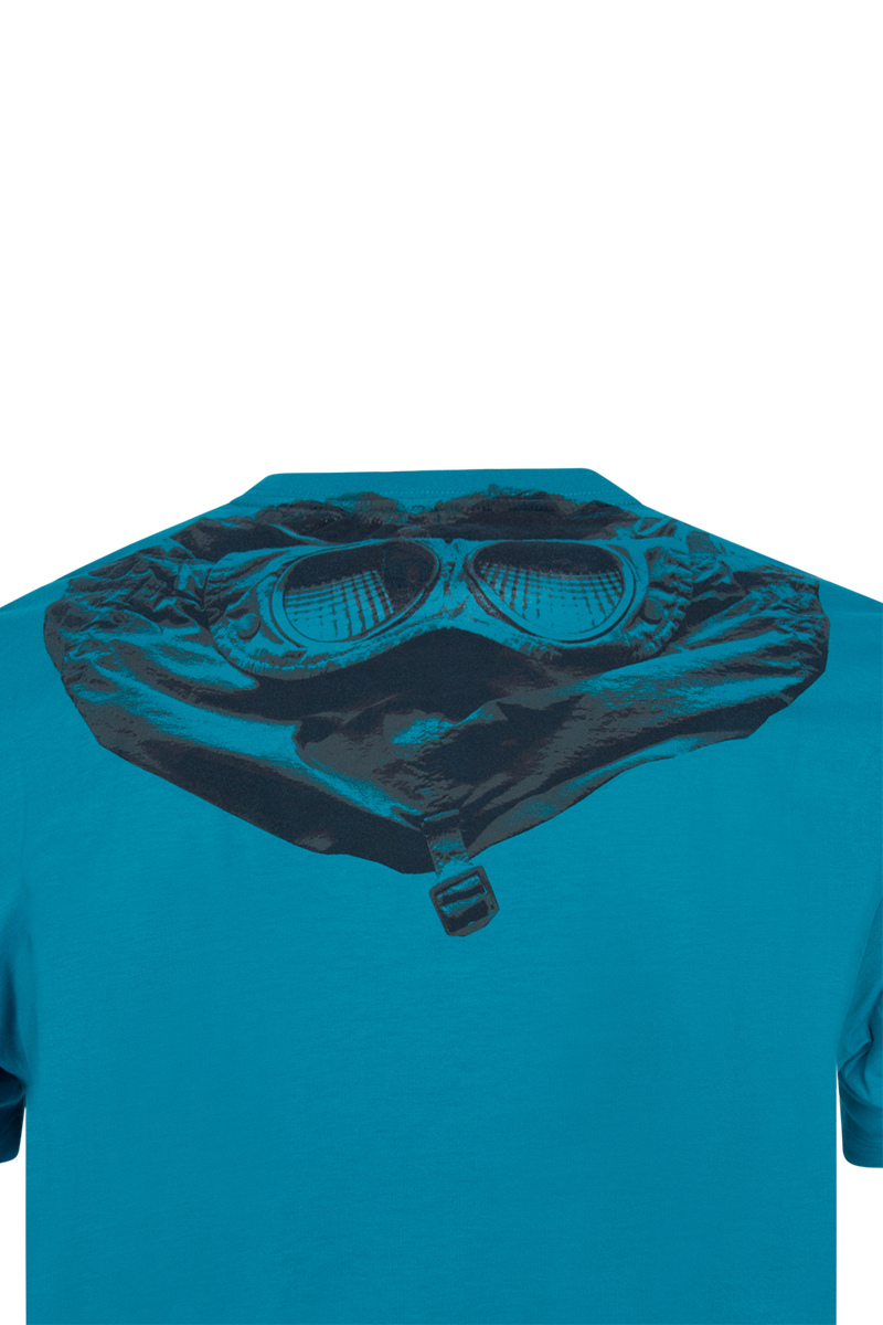 Cp Company T-shirt 14cmts044a Aqua