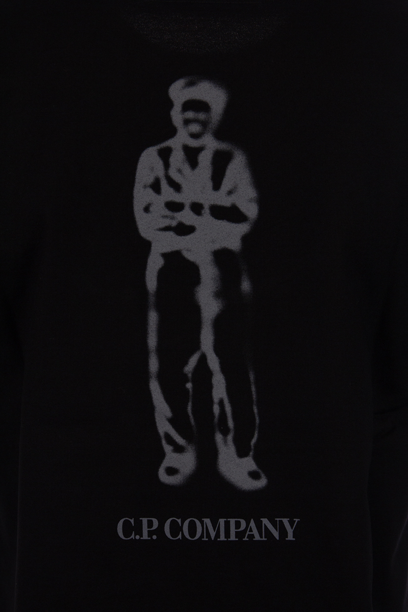 Cp Company T-shirt 14cmts155a Zwart