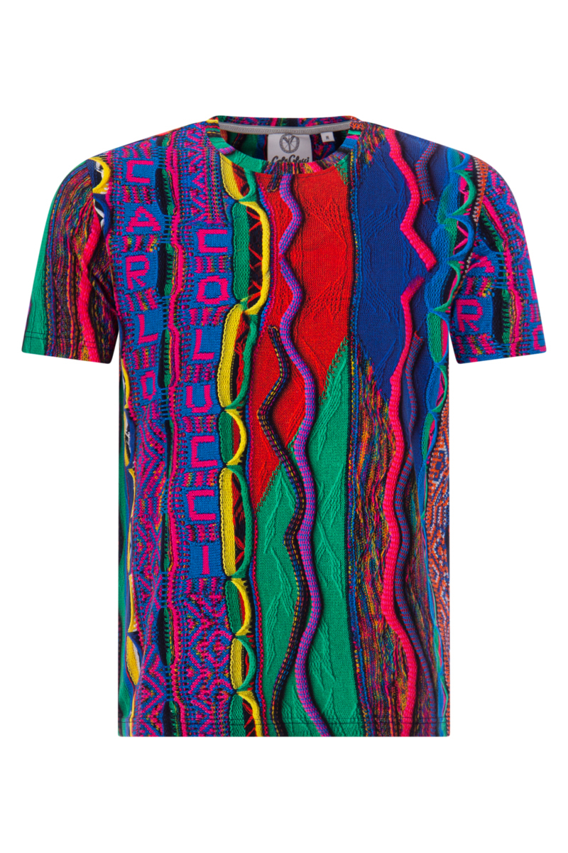 Carlo Colucci T-shirt C3083 Ov. Blauw