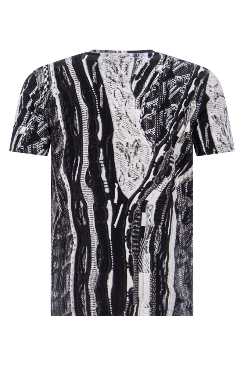 Carlo Colucci T-shirt C3083 Zwart