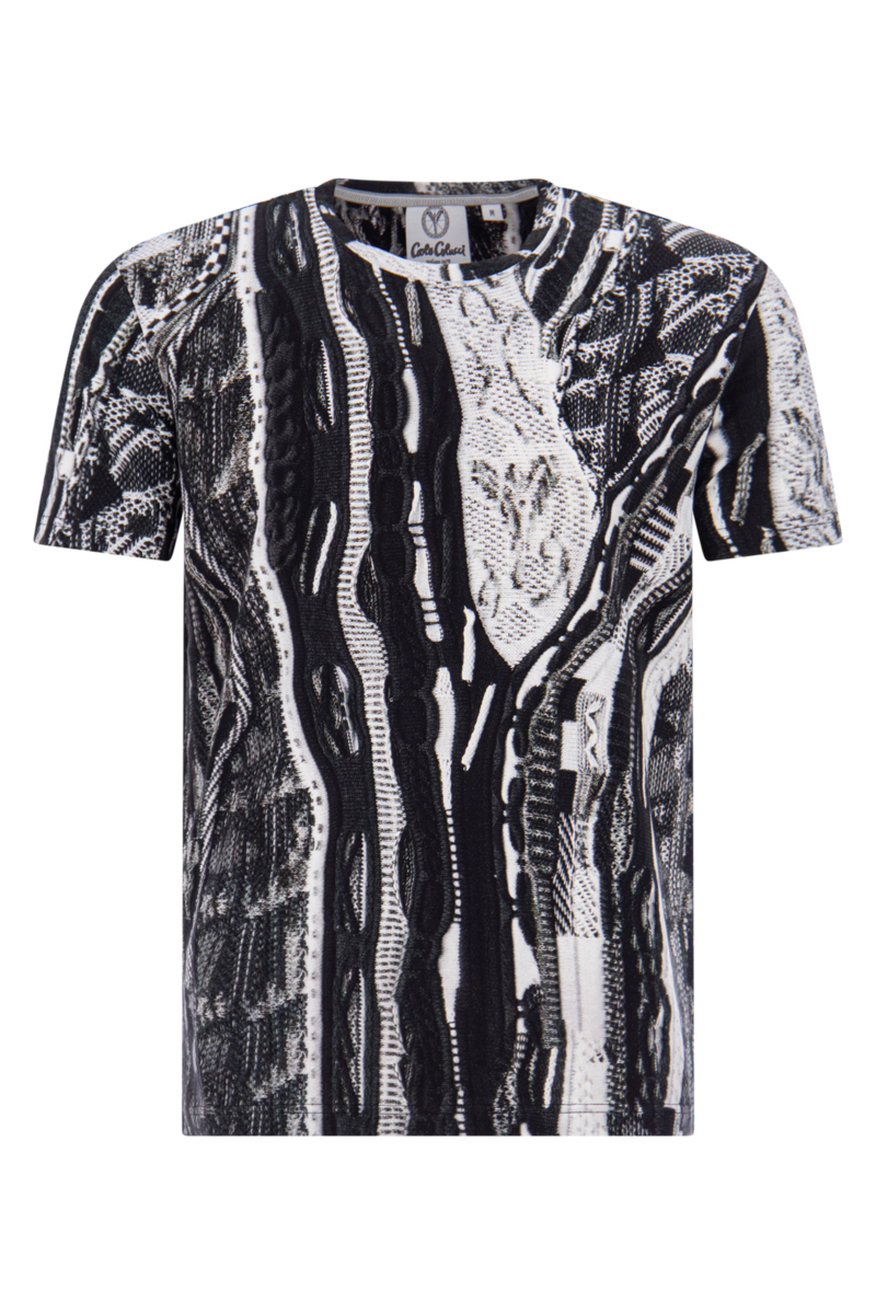 Carlo Colucci T-shirt C3083 Zwart