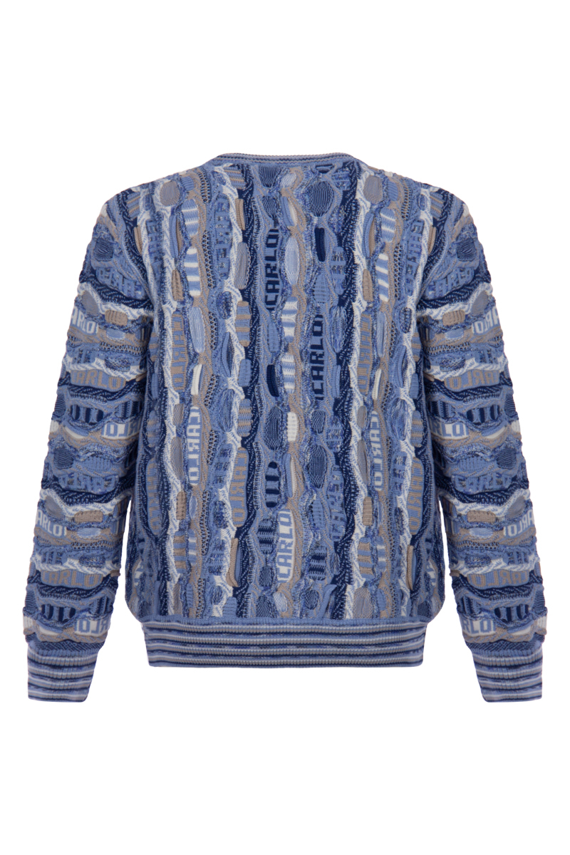 Carlo Colucci Trui C11703 L-blauw