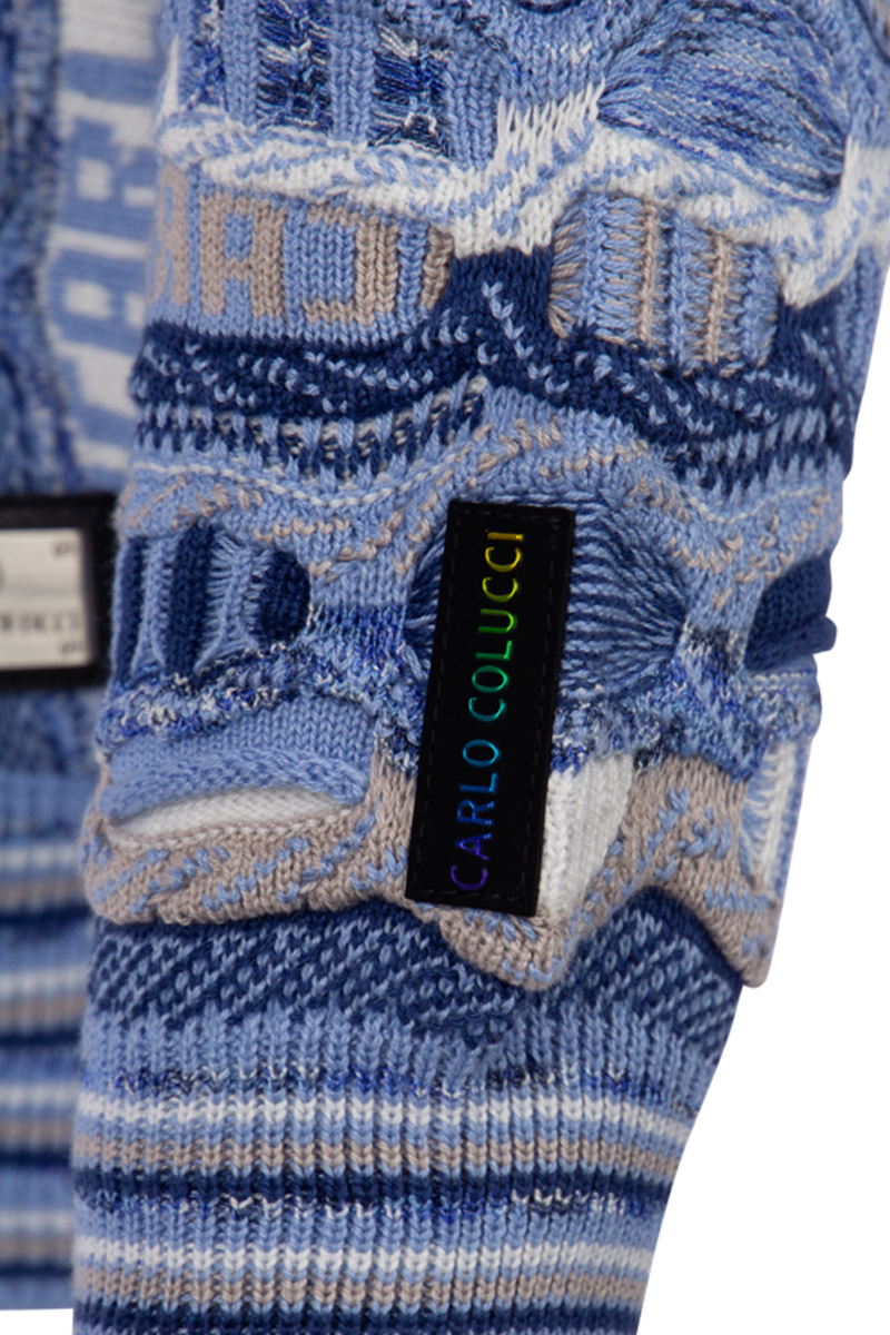 Carlo Colucci Trui C11703 L-blauw