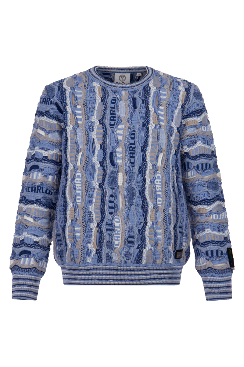Carlo Colucci Trui C11703 L-blauw