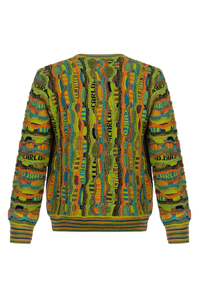 Carlo Colucci Trui C11703 L-groen