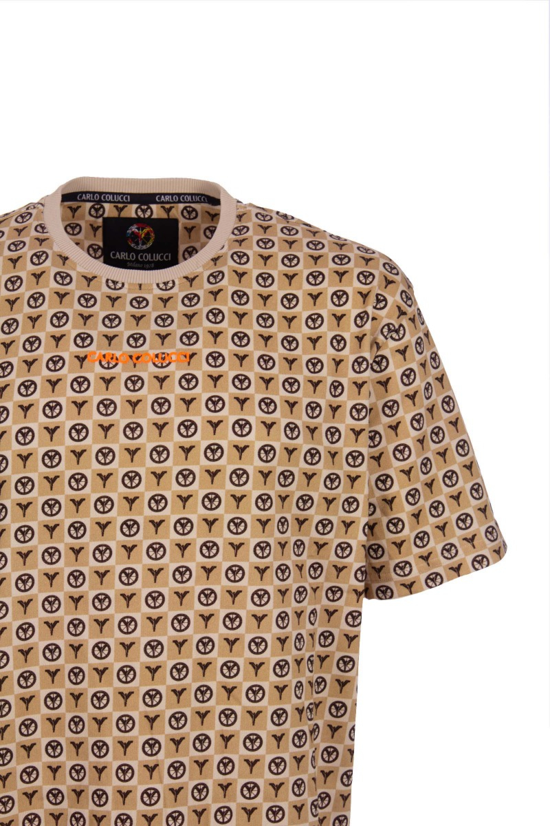 Carlo Colucci T-shirt C3099 Beige