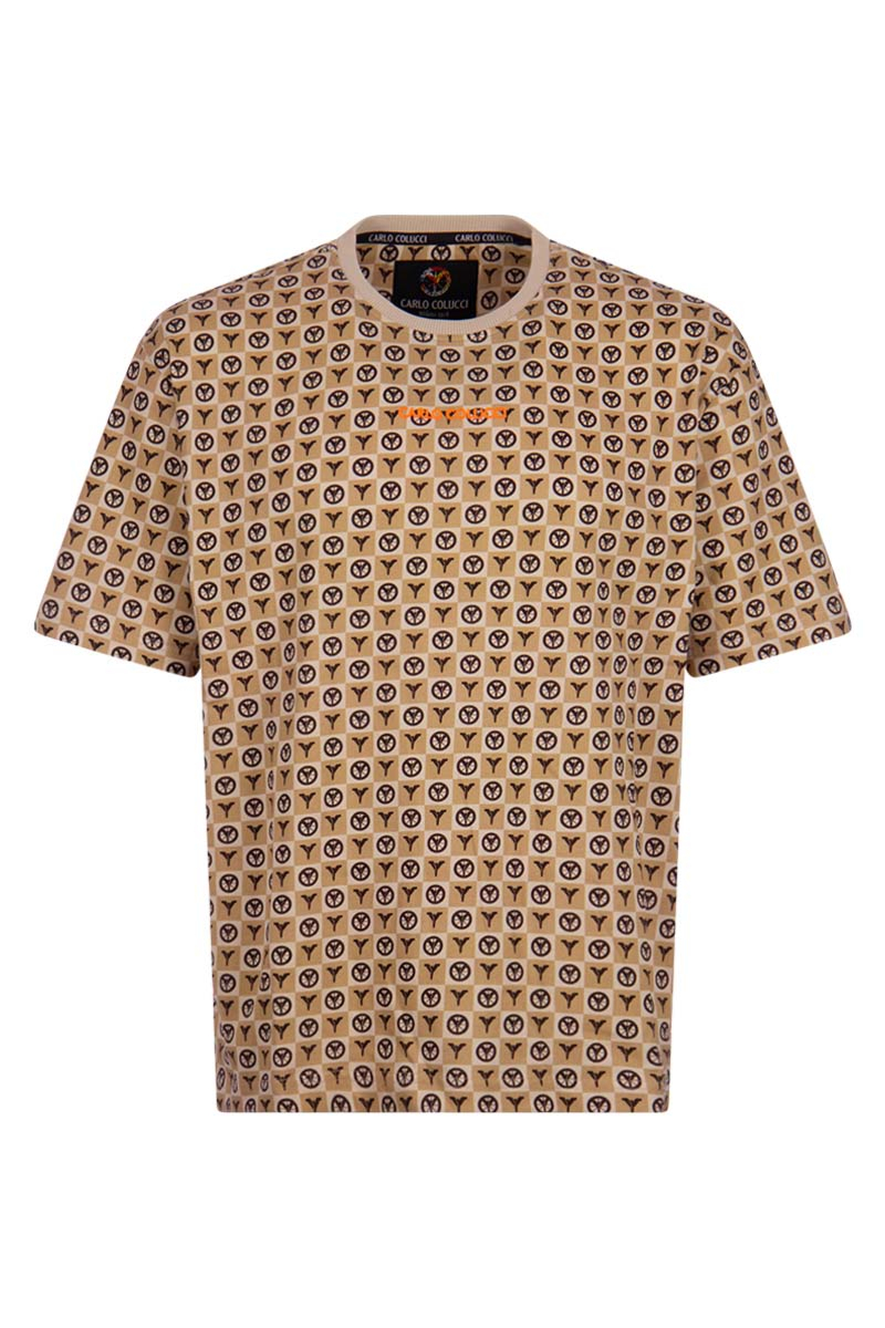 Carlo Colucci T-shirt C3099 Beige