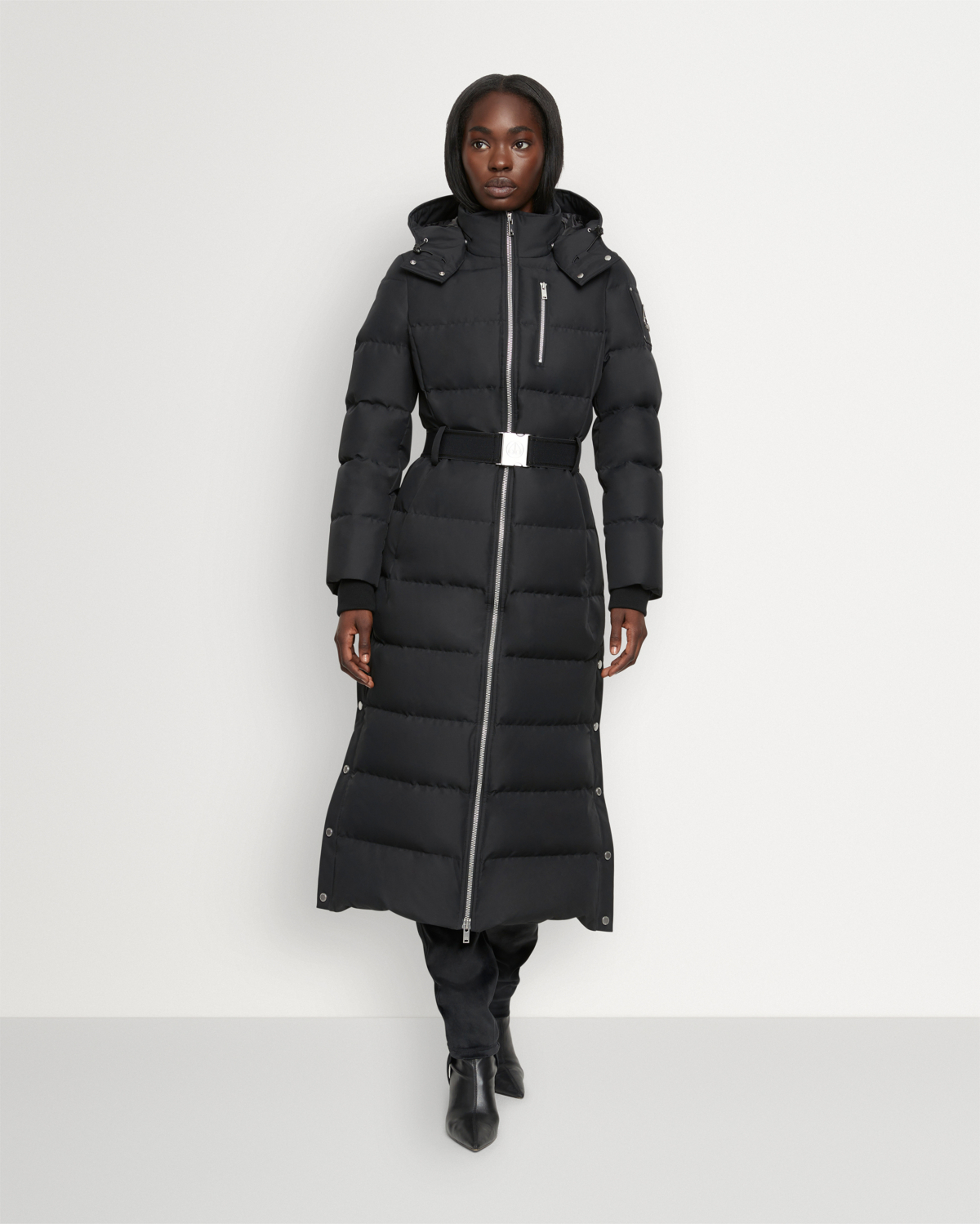 Moose Knuckles Jas Cloud Long Parka  Zwart