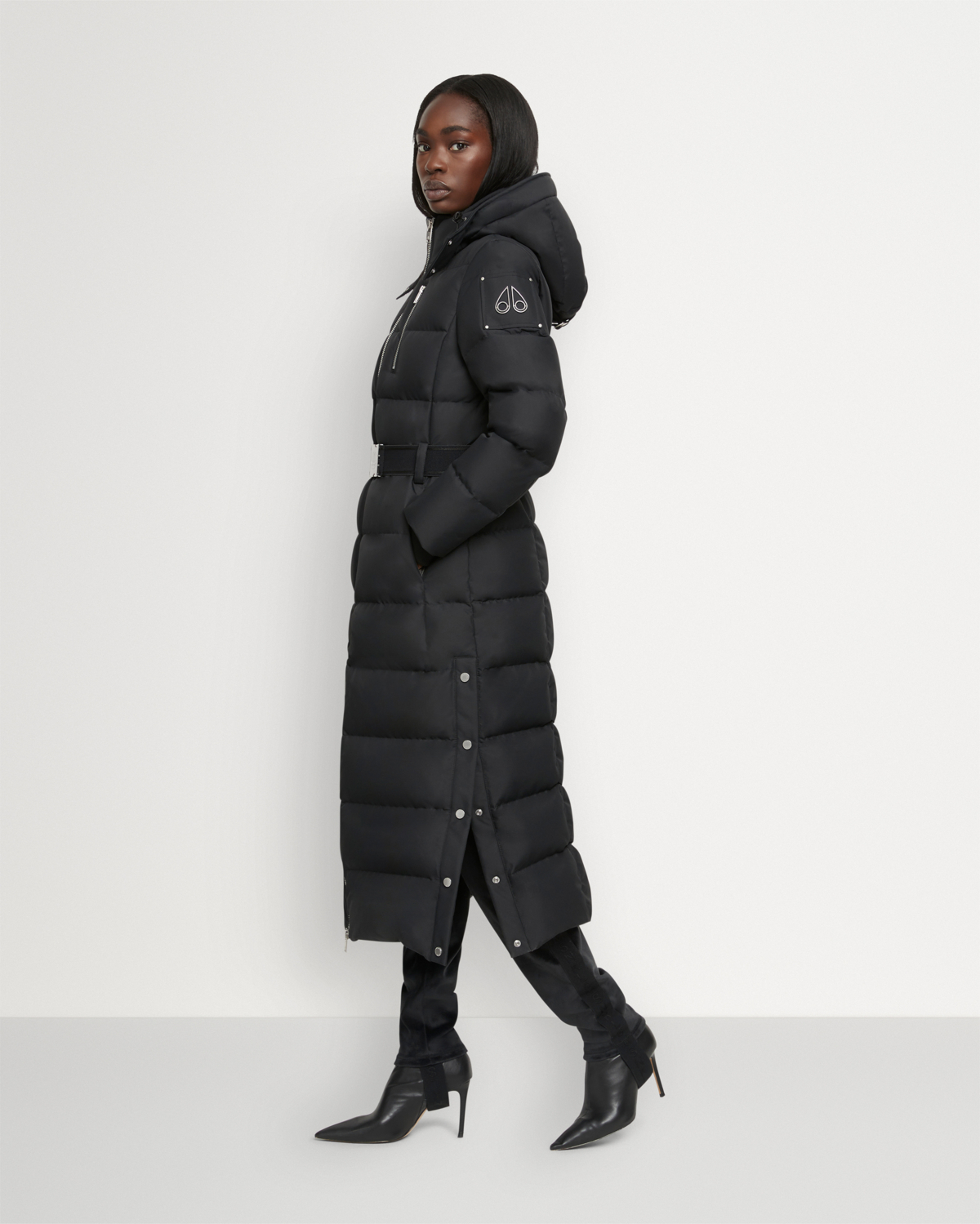 Moose Knuckles Jas Cloud Long Parka  Zwart