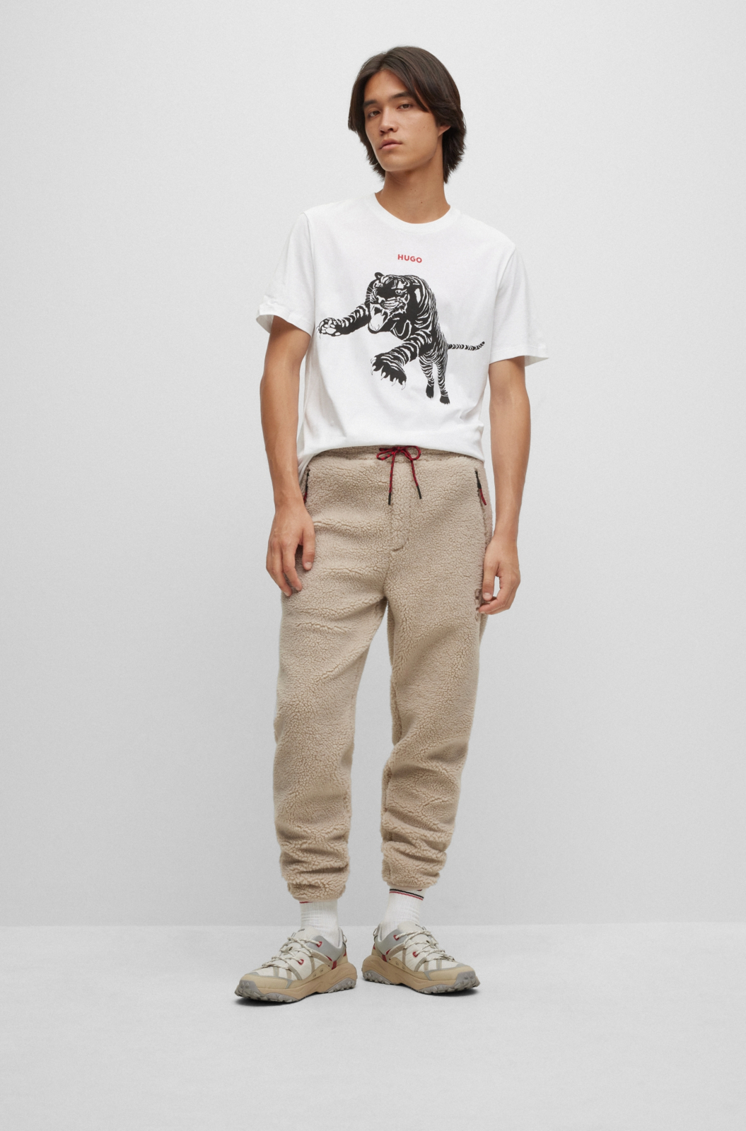 Hugo Boss Jogging Broek Danilong Wit