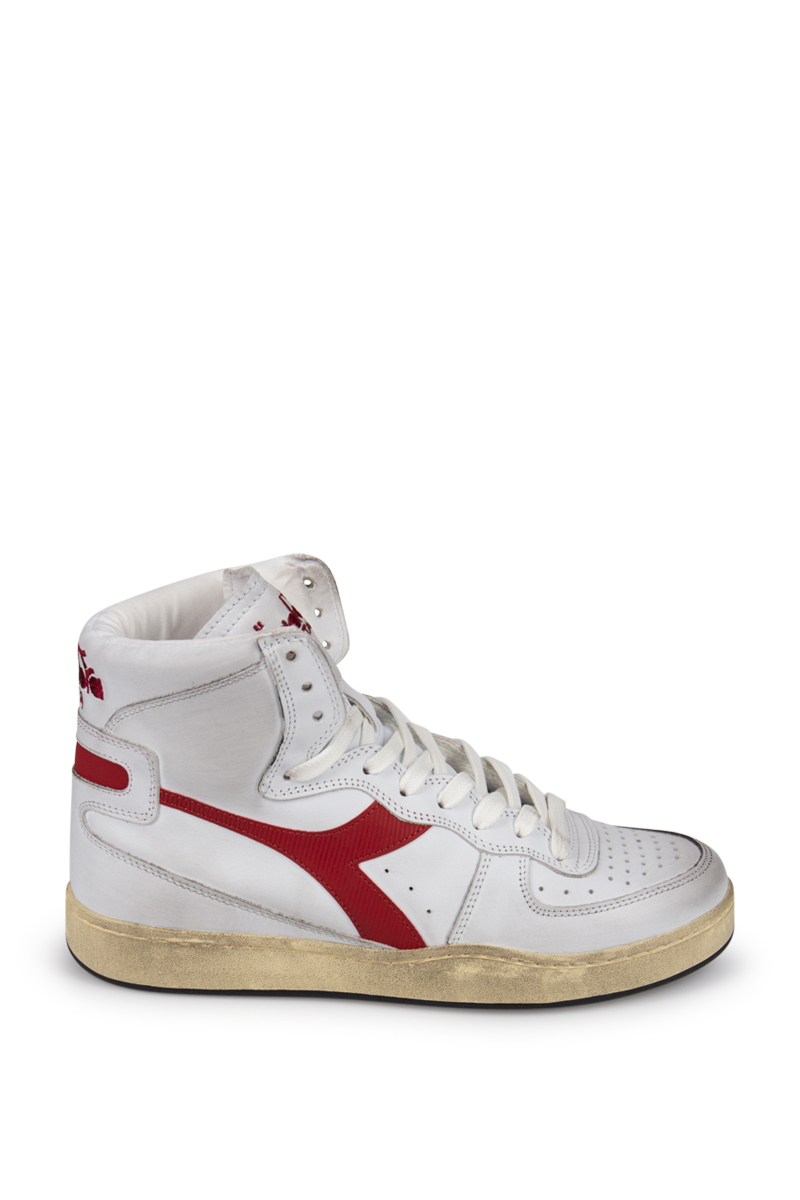 Diadora Schoenen Mi Basket Used Rood