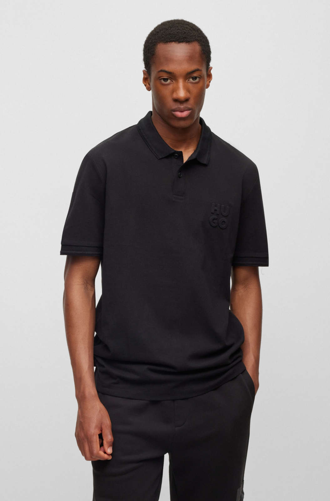 Hugo Boss Polo Drouts Zwart