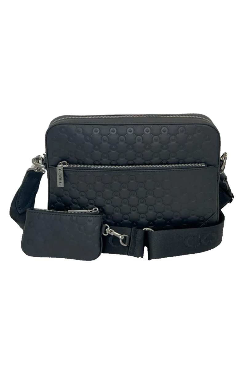 Confirm Tas Duo Bag Patterned M Zwart