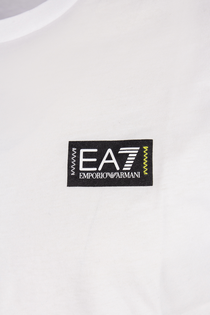 Ea7 T-shirt Pj02z 3rpt06 Wit