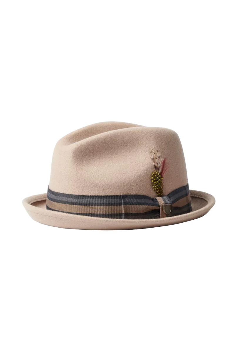 Brixton Cap 10765 Gain Fedora Grijs