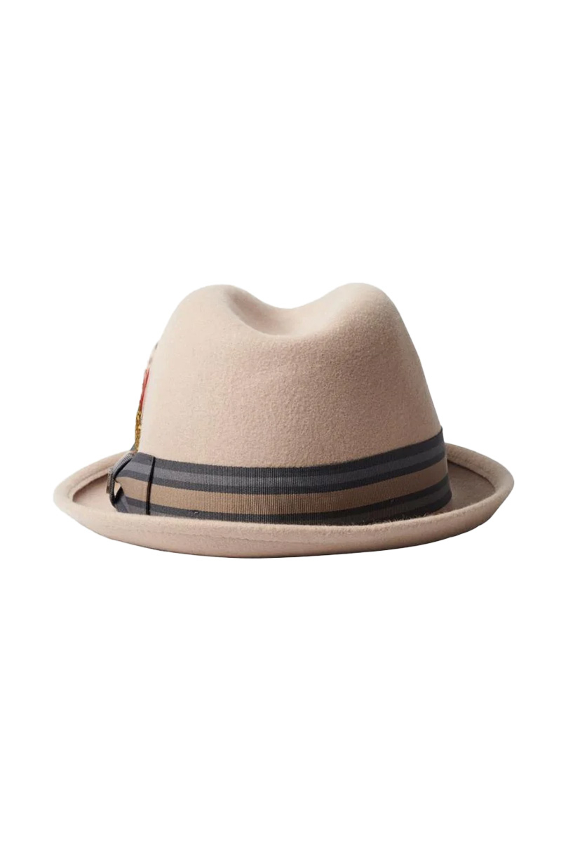 Brixton Cap 10765 Gain Fedora Grijs