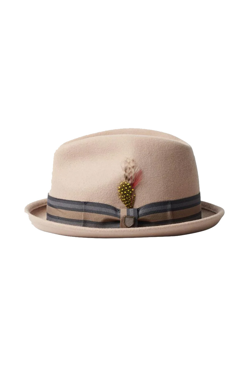 Brixton Cap 10765 Gain Fedora Grijs