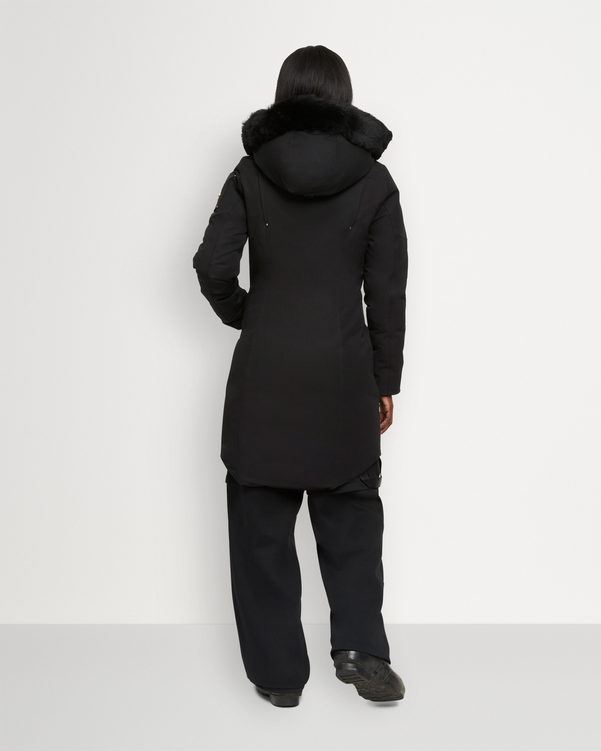 Moose Knuckles Jas Grand Metis Parka Shearling Zwart