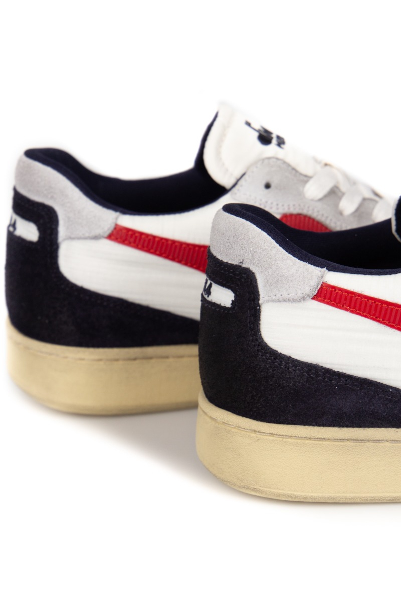 Diadora Schoenen Mi Basket Low Rib Wit