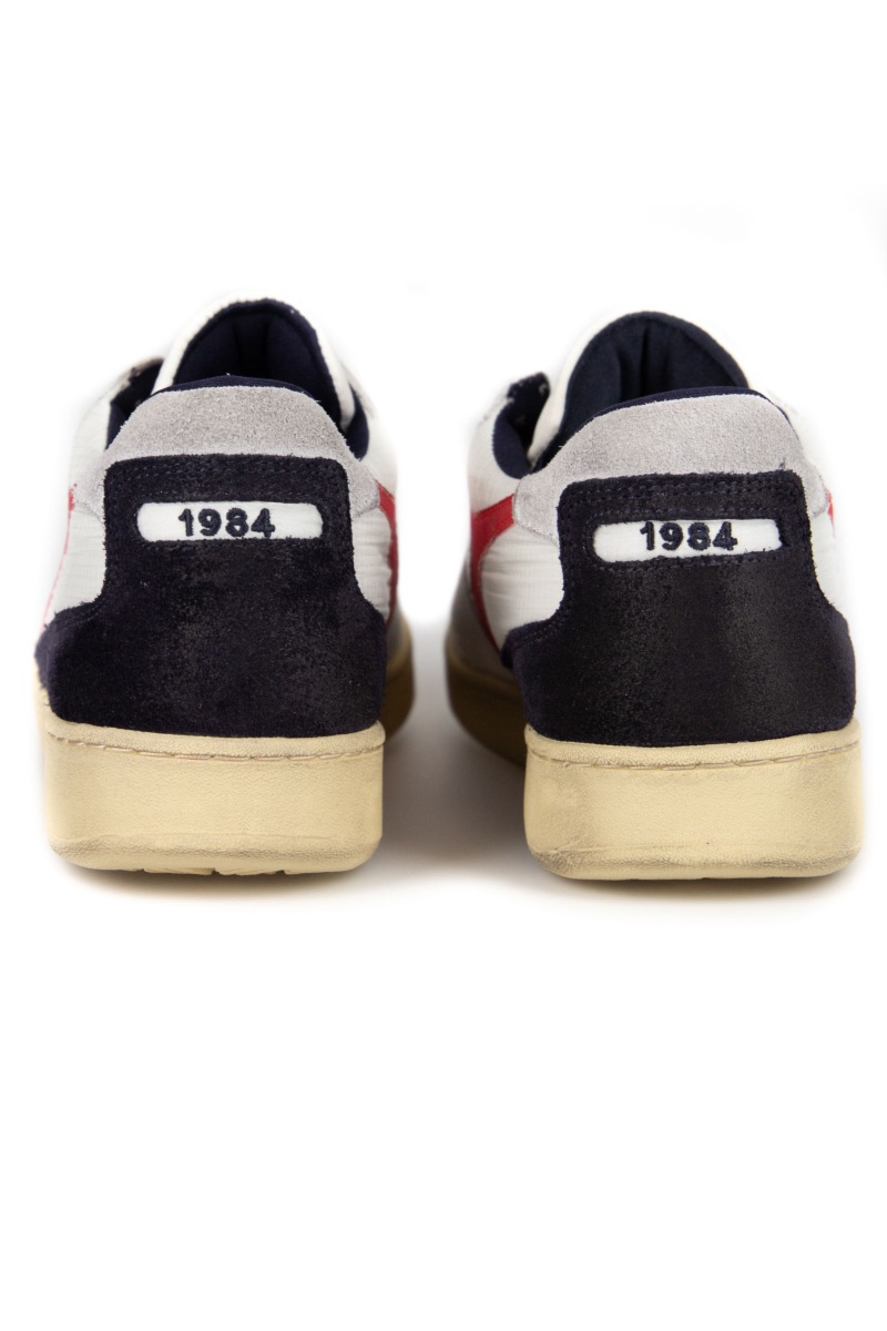 Diadora Schoenen Mi Basket Low Rib Wit
