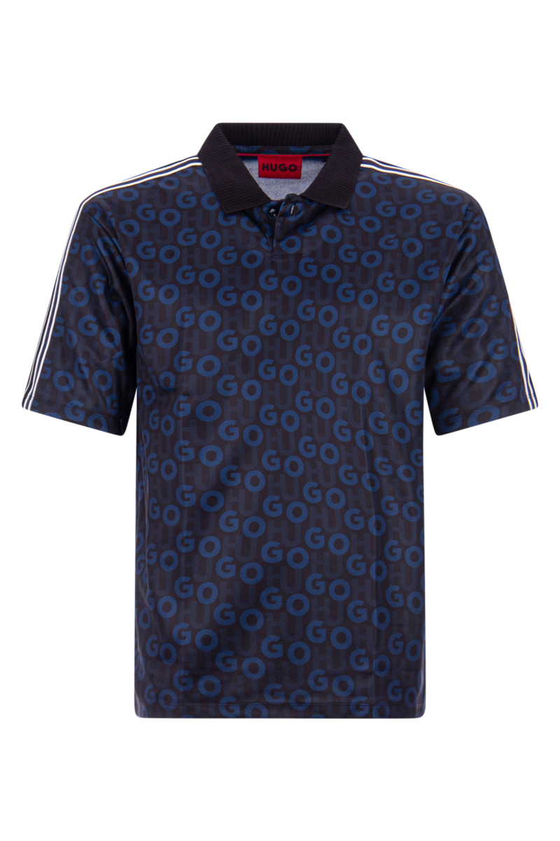 Hugo Boss Polo Dunlun 50493656 D-blauw