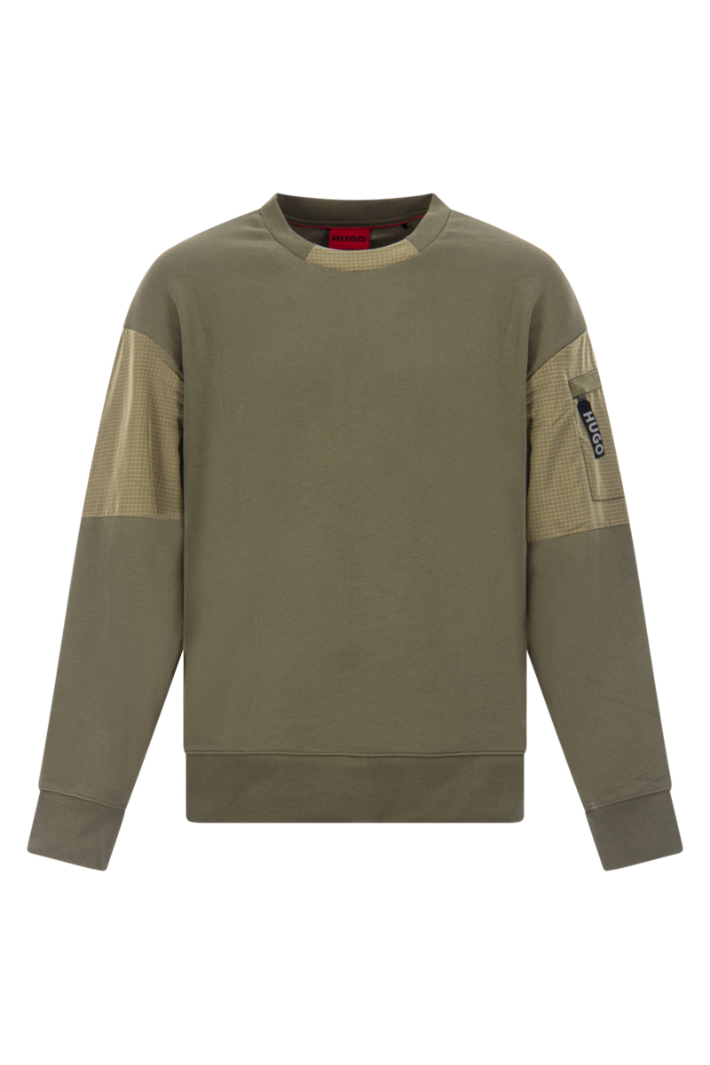 Hugo Sweater Dastagno 50493591 345 Open Green