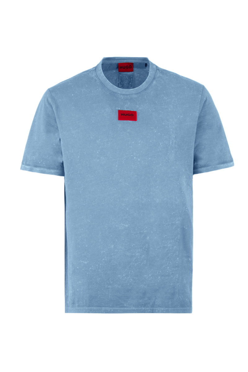 Hugo Boss T-shirt Diragolino Blauw