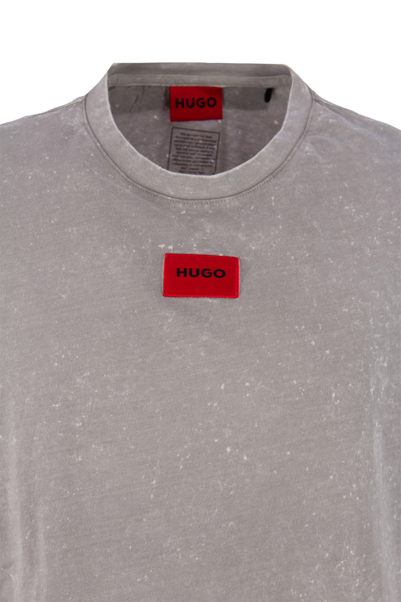 Hugo Boss T-shirt Diragolino Grijs