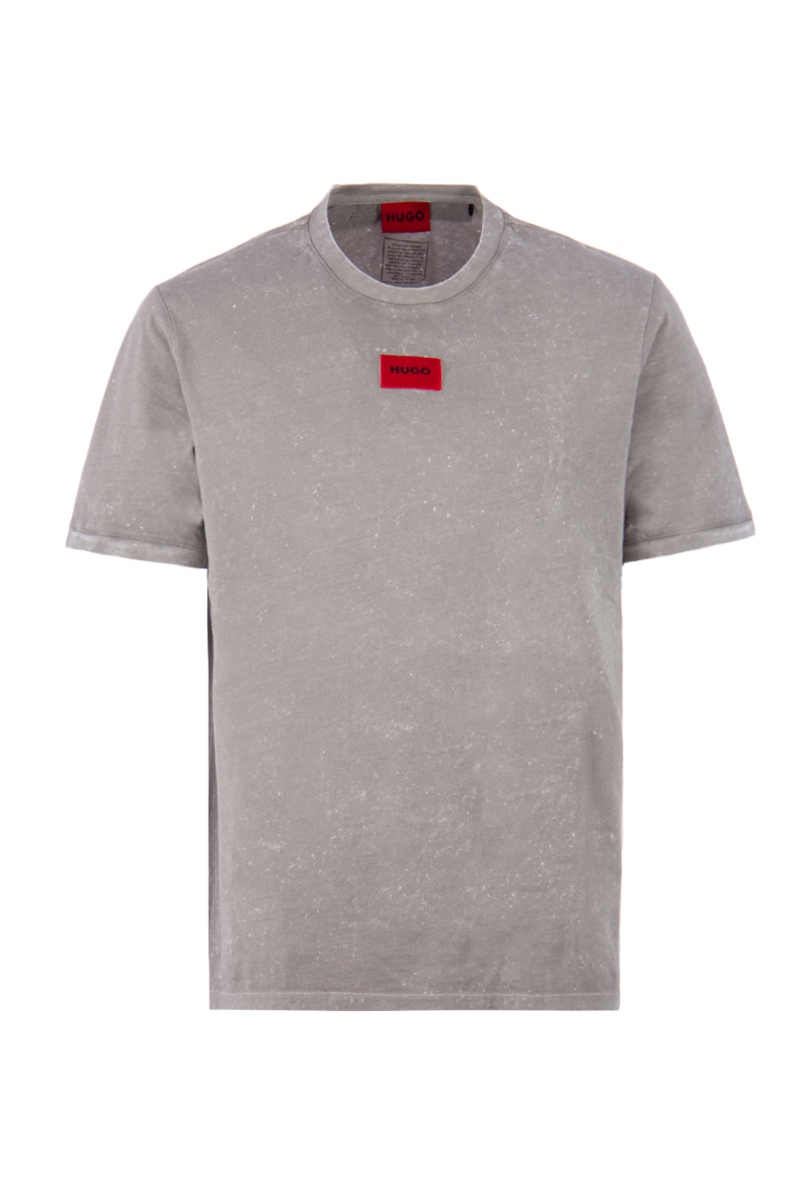 Hugo Boss T-shirt Diragolino Grijs