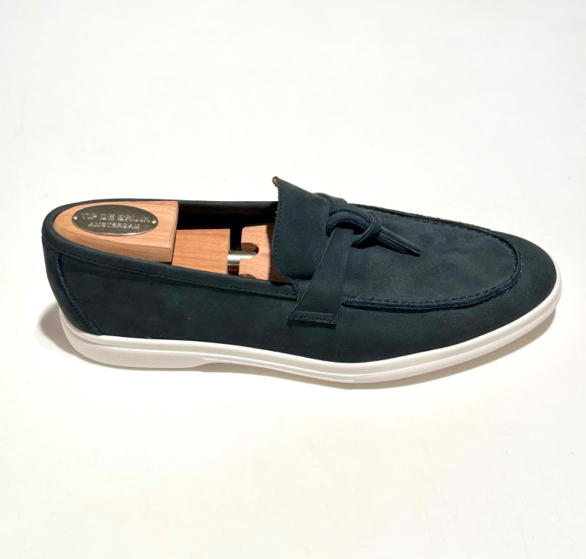 Tip De Bruin Schoenen Spagnoletto Blauw