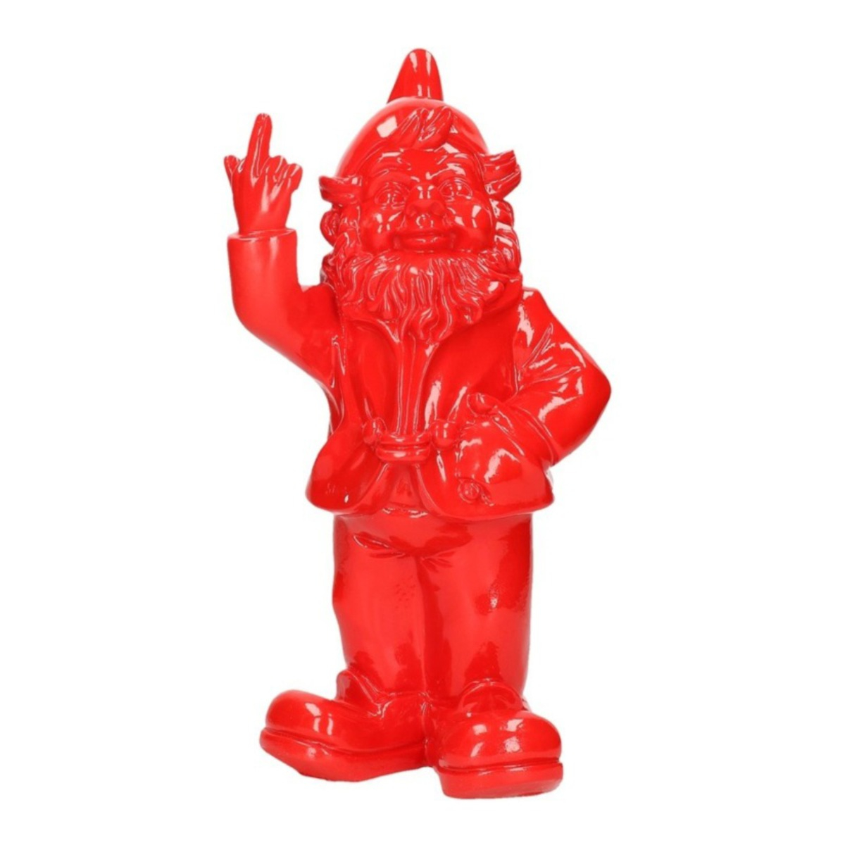 Stoobz Design Interieur Kabouter F*ck You 30cm Rood