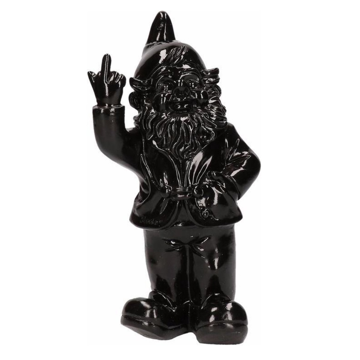 Stoobz Design Interieur Kabouter F*ck You 30cm Zwart