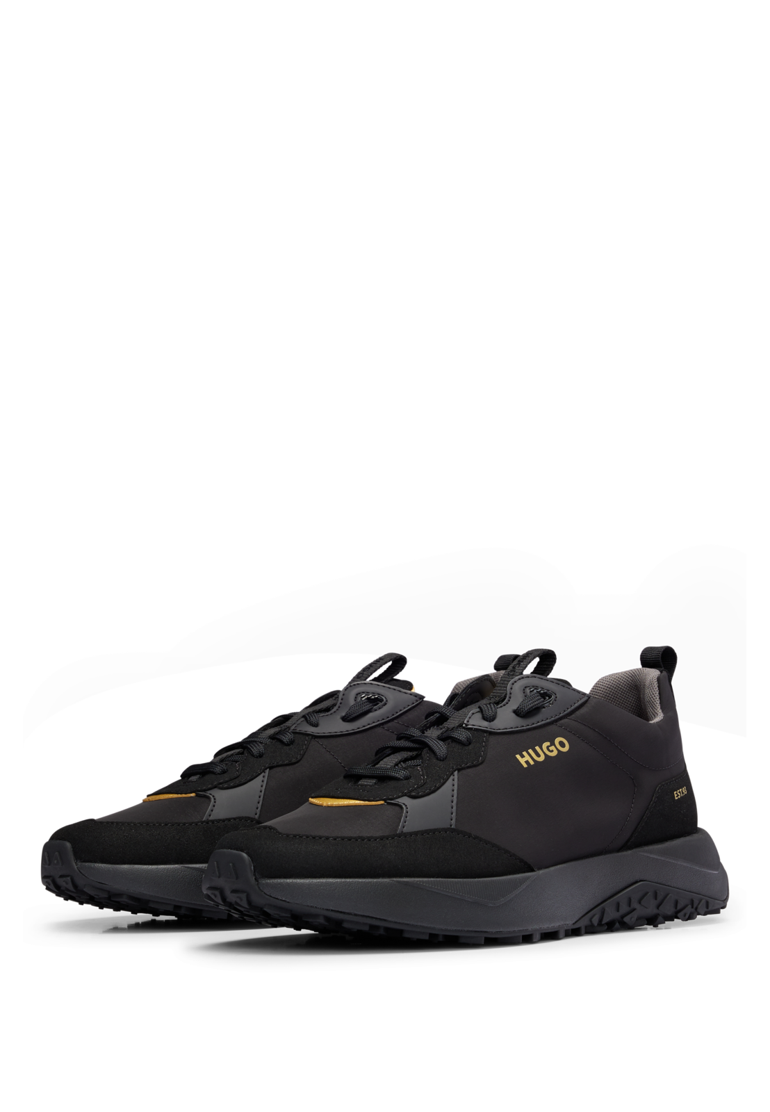 Hugo Boss Schoenen Kane Runn Mfny Zwart Ov